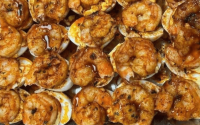 Cajun Shrimp Deviled Eggs